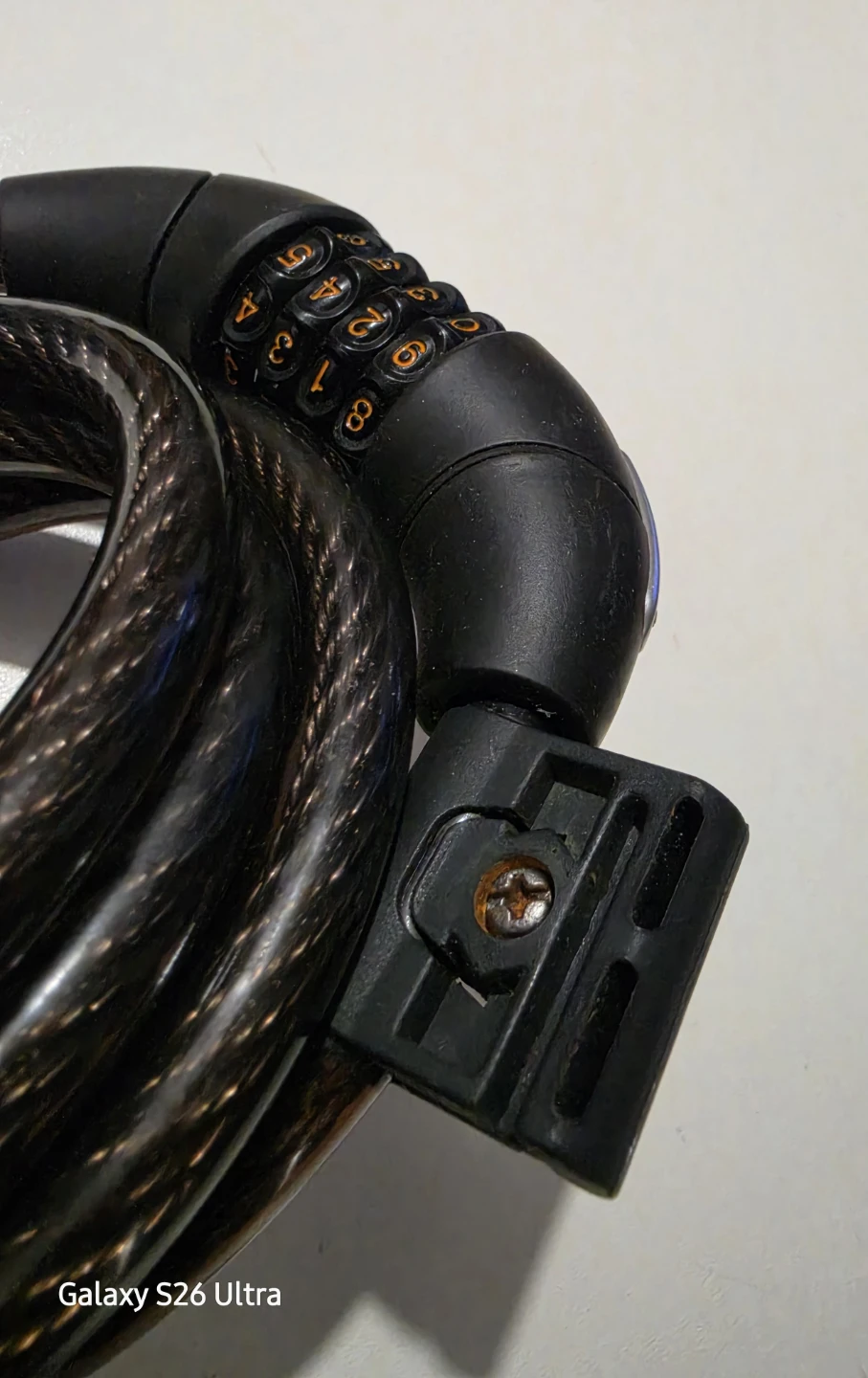 Serfas 6' Combination Combo Coiled Bike Lock w/ Bracket - photo 2