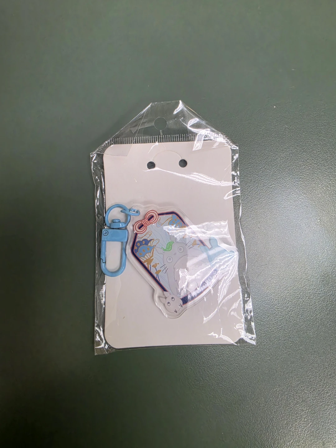 Anime Character Keychain with Blue Clip