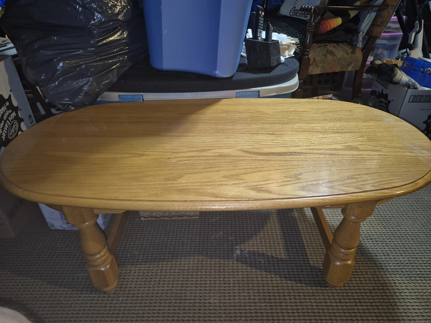 OAK Coffee Table & End Tableswith Shelf