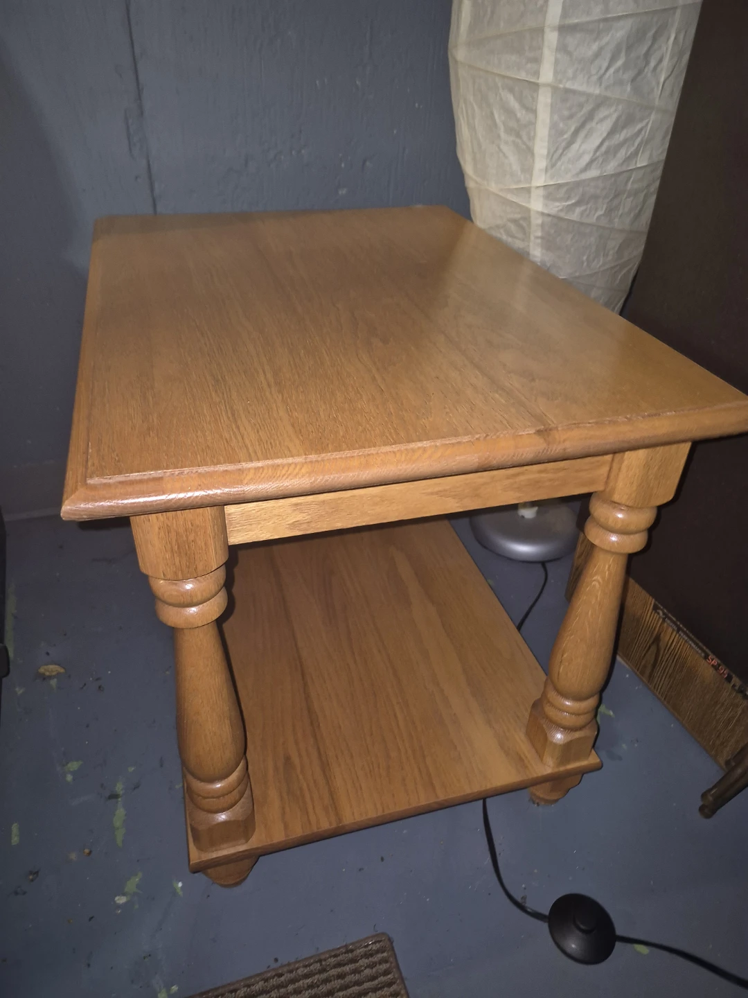 OAK Coffee Table & End Tableswith Shelf - photo 2