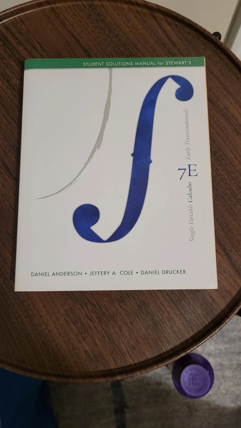 Manual for Stewart's Single Variable Calculus 7E