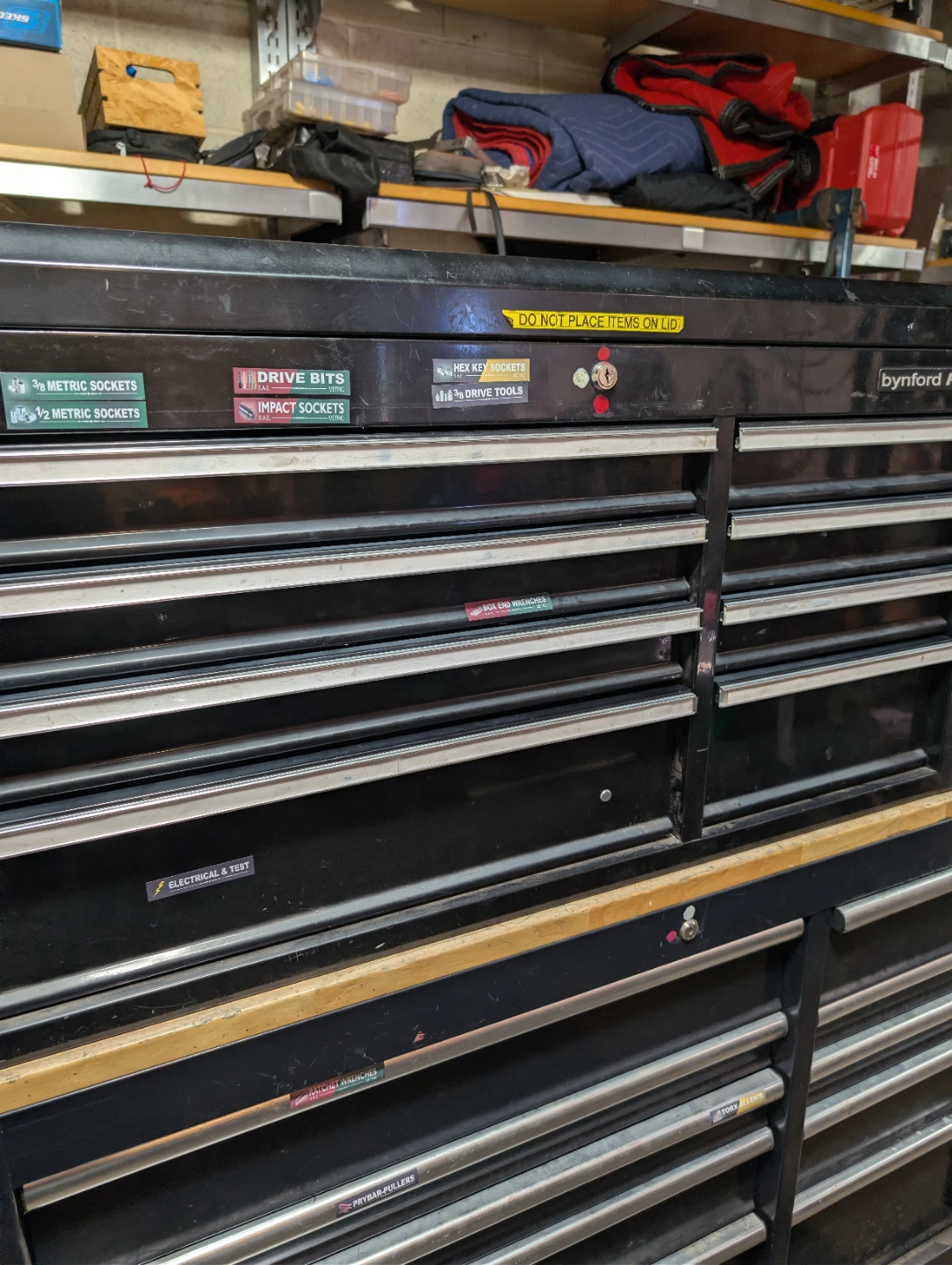 Bynford top chest and tools