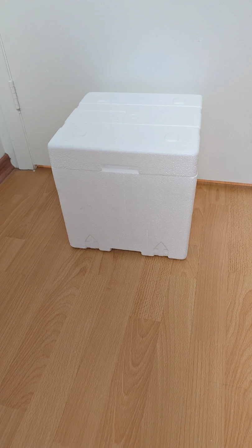 Brand New White Styrofoam Cooler Box