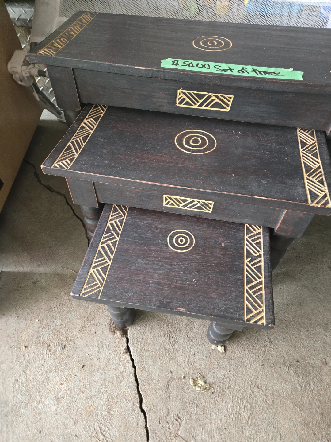 Set of 3 Nesting Stools