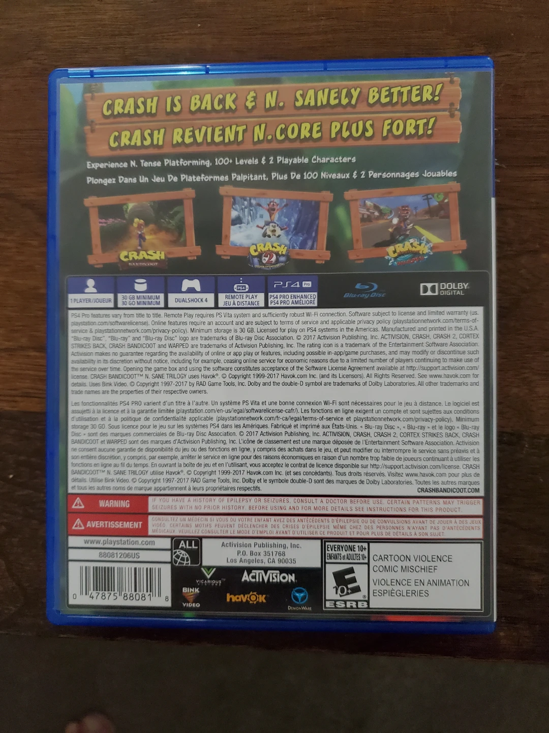 Assorted PS4 games in like new condition  $30 each - photo 5