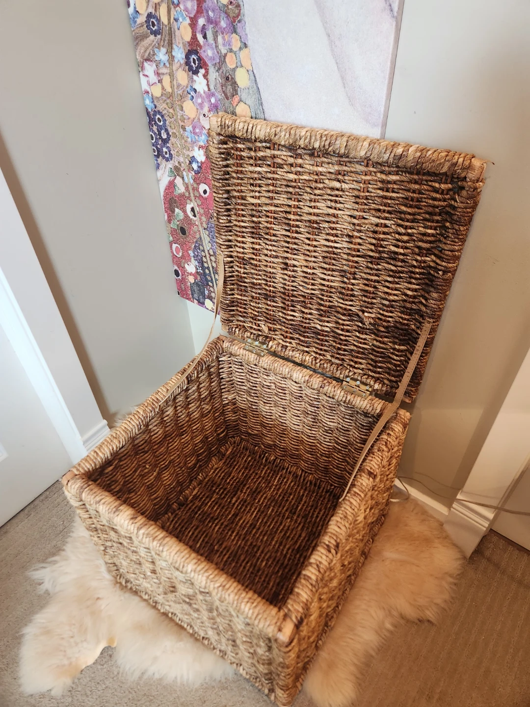 Woven Storage Basket with Lid - photo 2