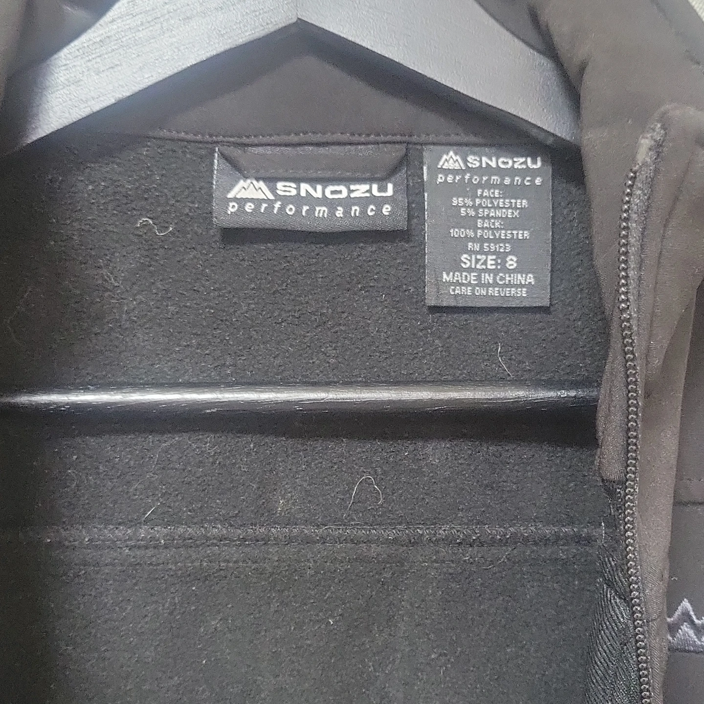 Snozu Performance Black Softshell Jacket - photo 3