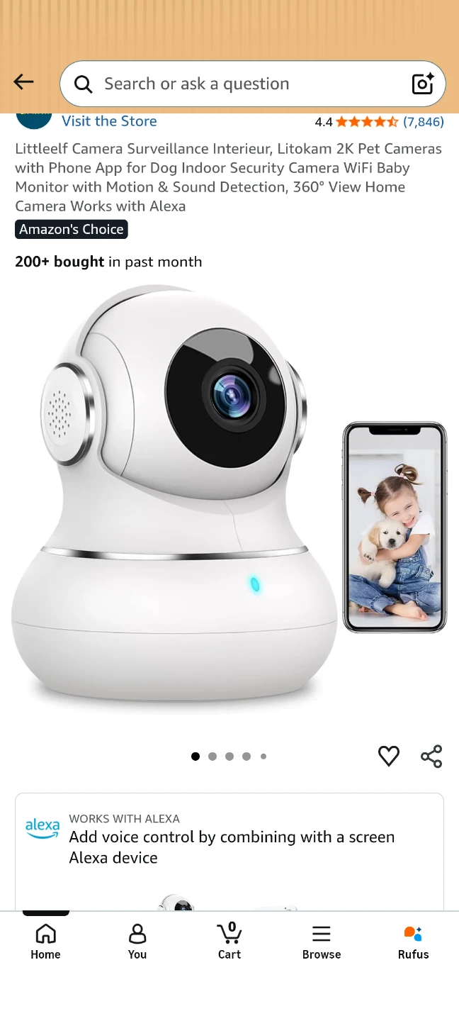 Littlelf 2K Indoor Security Camera - photo 2