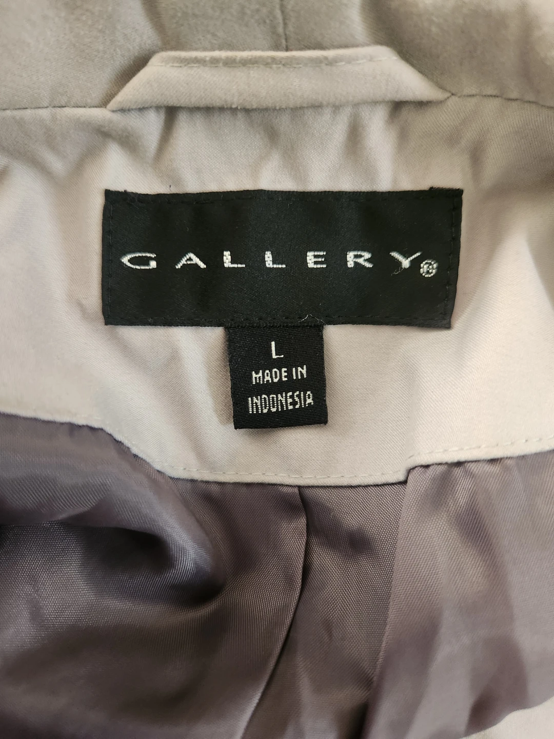 Gallery Women's Trench Coat Size L
