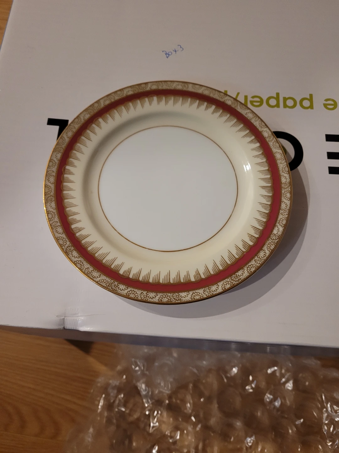 Antique Noritake Elberon China with Red and Gold Trim - photo 3