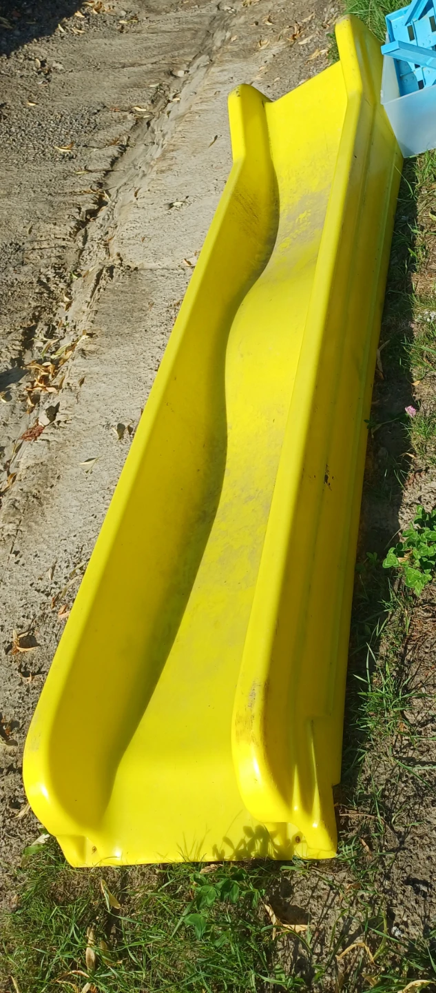 FREE: Yellow Plastic Playground Slide