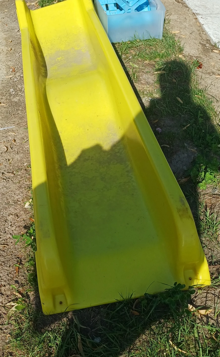 FREE: Yellow Plastic Playground Slide - photo 2