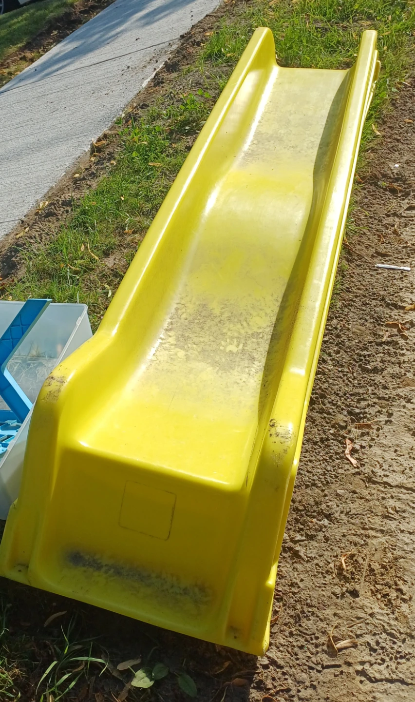 FREE: Yellow Plastic Playground Slide - photo 3
