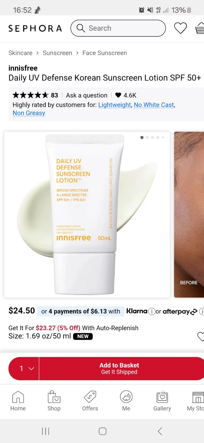 innisfree Sunscreen Lotion, Mask-to-Foam Cleanser, Eye Serum - photo 3
