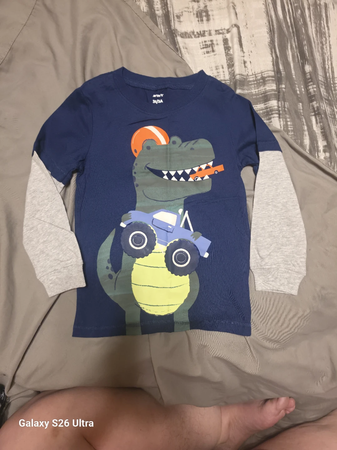 Carter's Dinosaur Monster Truck Long Sleeve Shirt