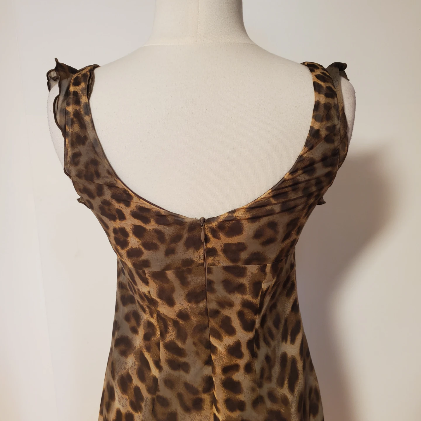 KOOKAI Leopard Print Ruffle Dress Size 36 - photo 3