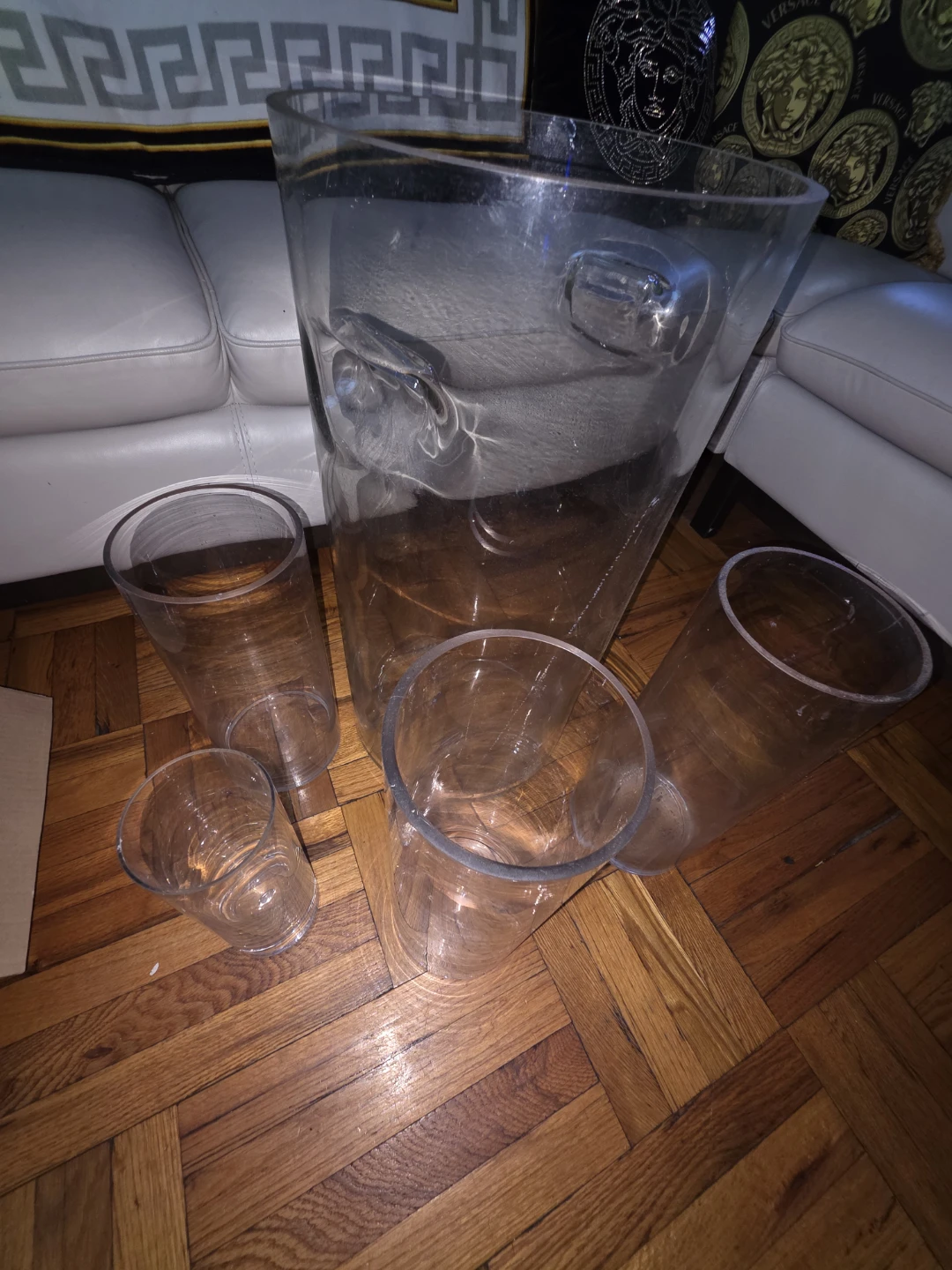 Decorative Glass Candle Holders Set - photo 2