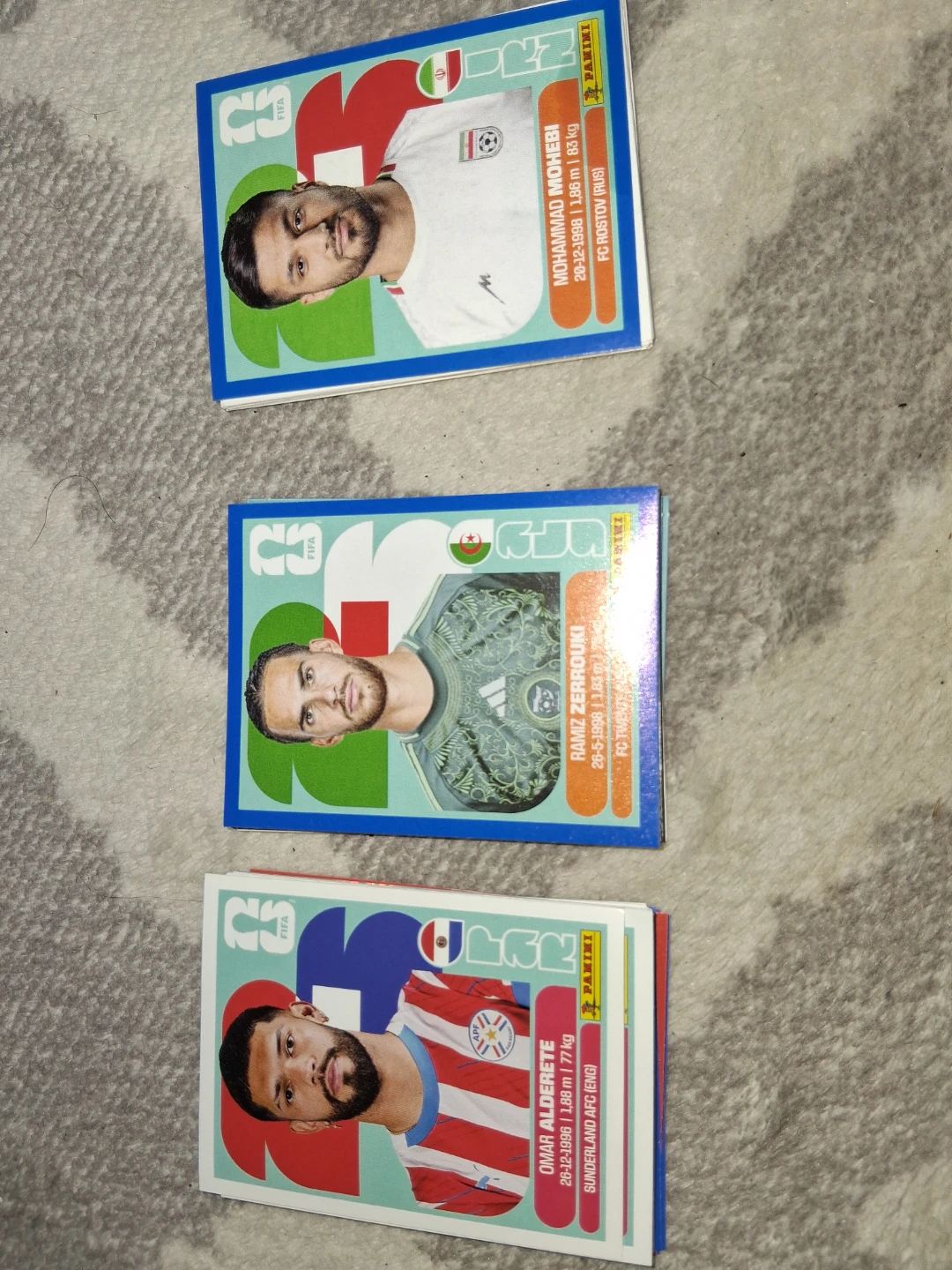 Panini FIFA Cards  lot of 60 cards