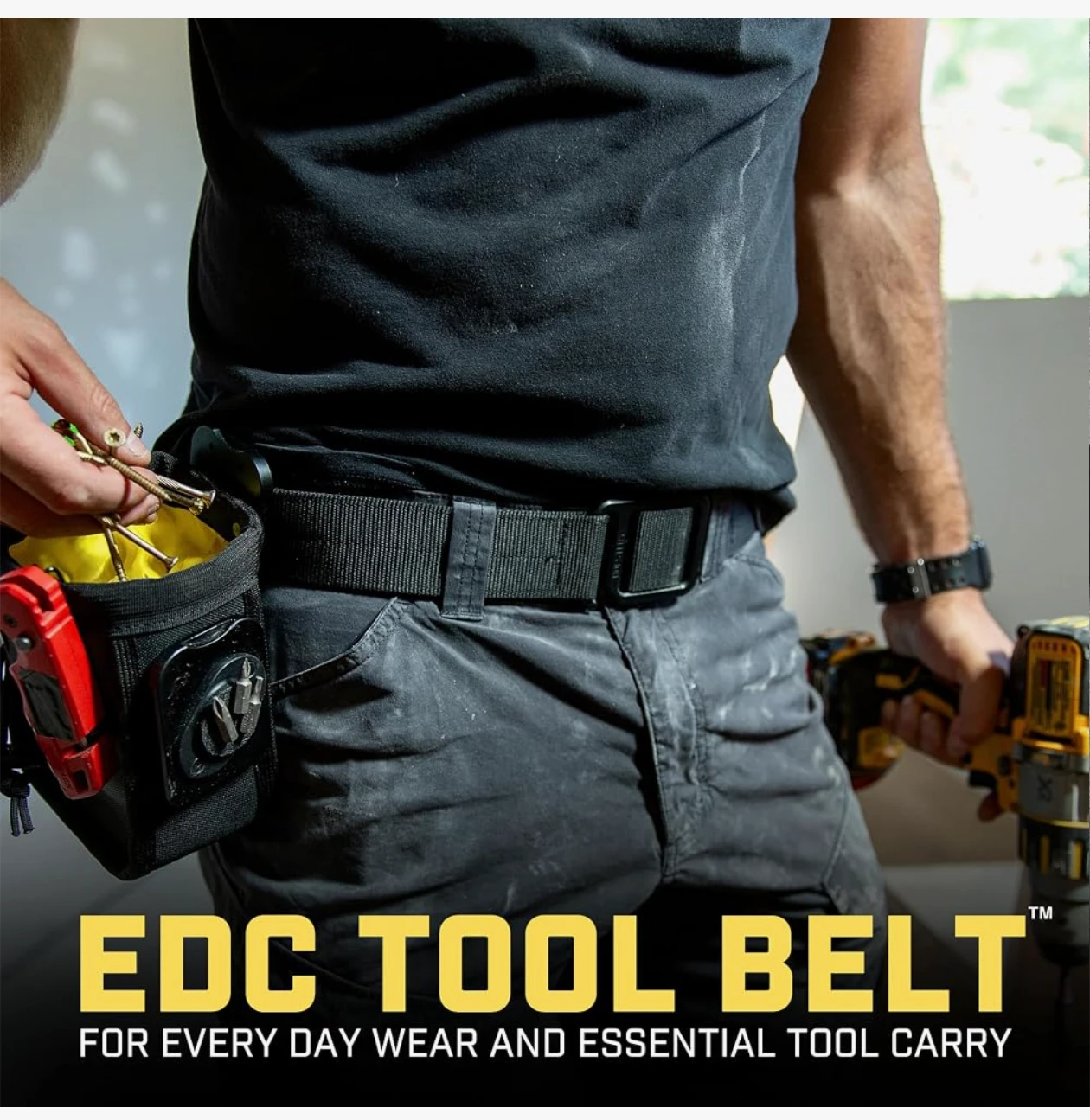 HOLSTERY EDC Tool Belt - "Built for Trades Work"