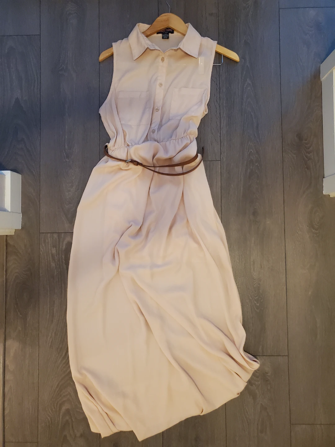 Sheer Blouse Dress with Belt - photo 2