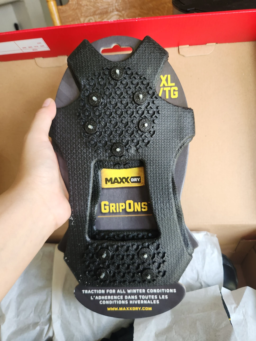 MaxxDry GripOnShoe Traction XL/TG