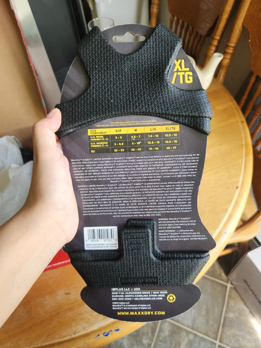 MaxxDry GripOnShoe Traction XL/TG - photo 2