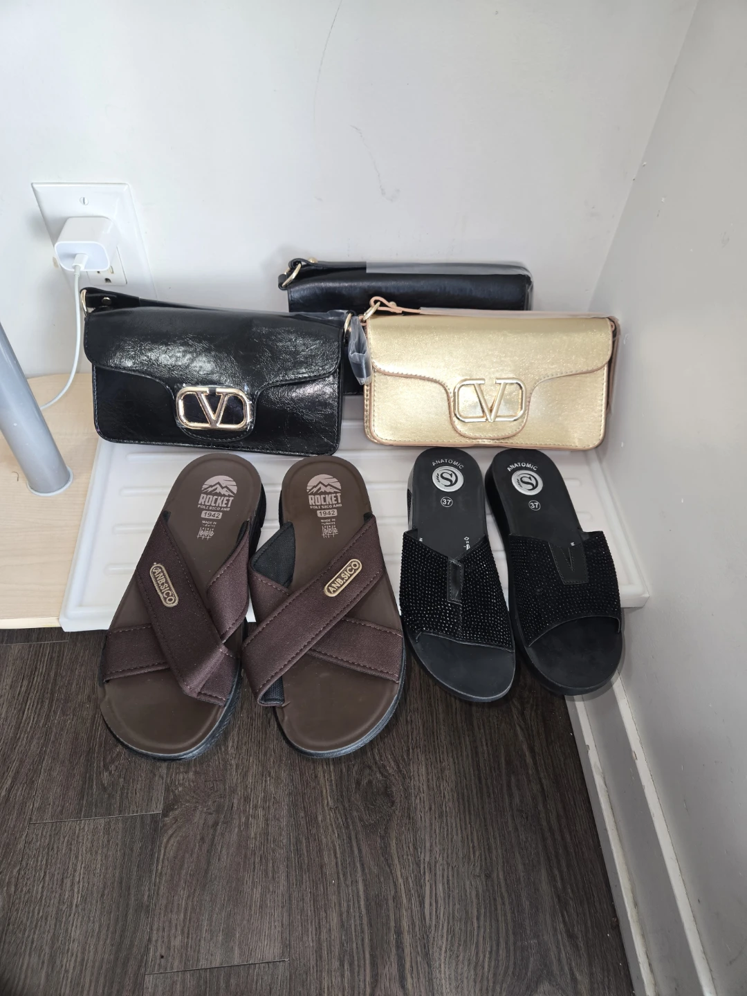Purses and  Sandals