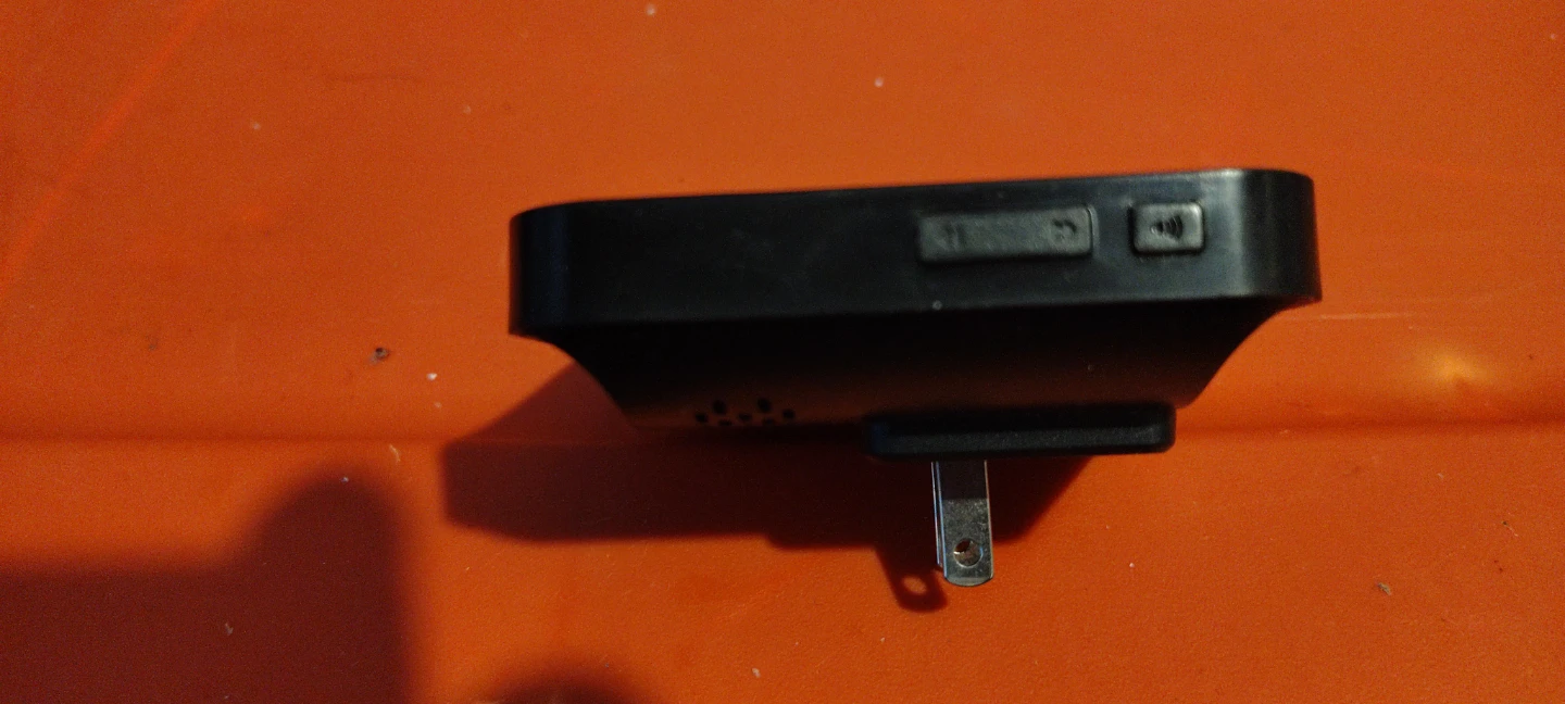 Black Plug-in Doorbell Chime Unit - photo 3