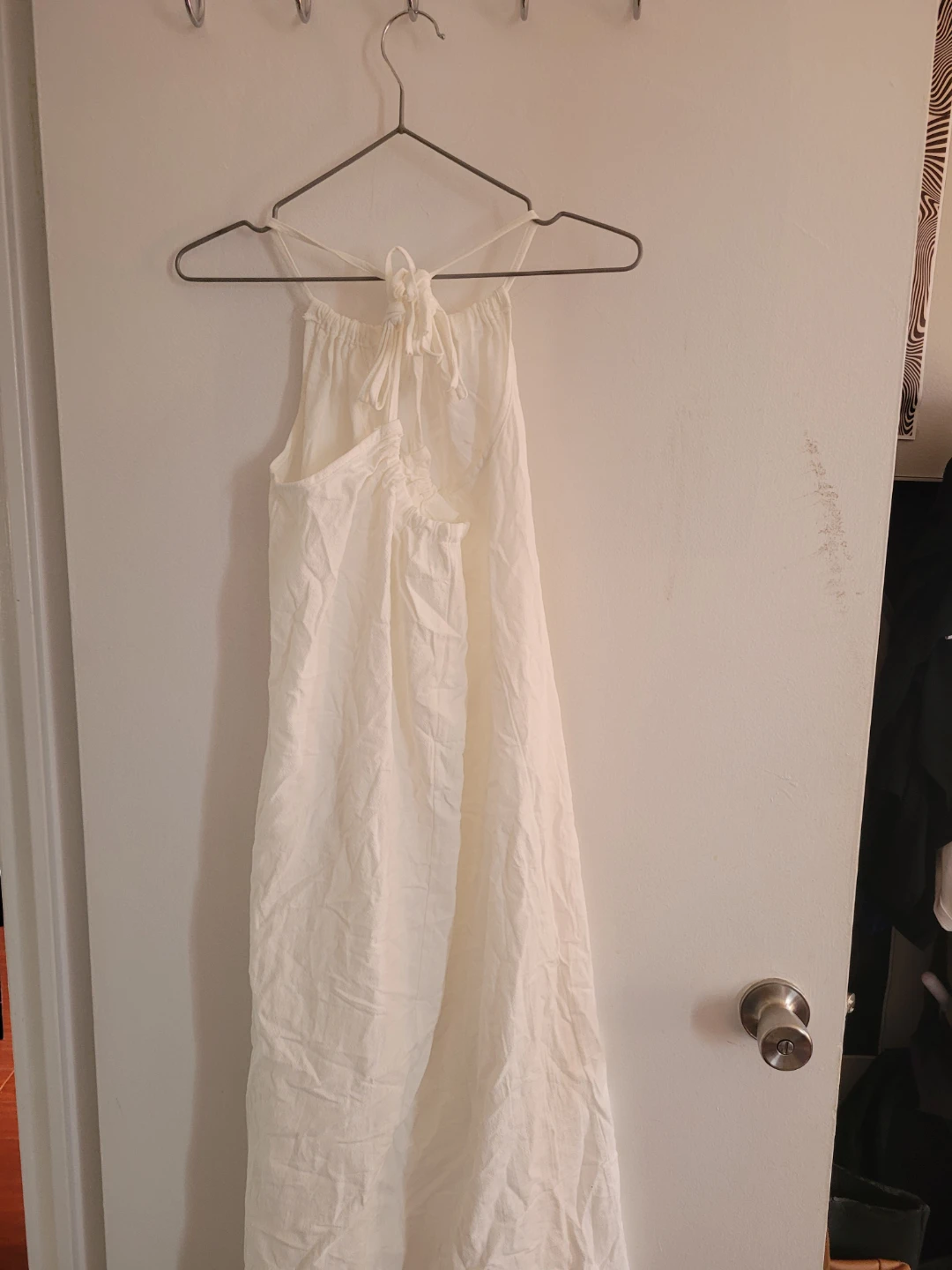 White Linen classic dress - photo 2