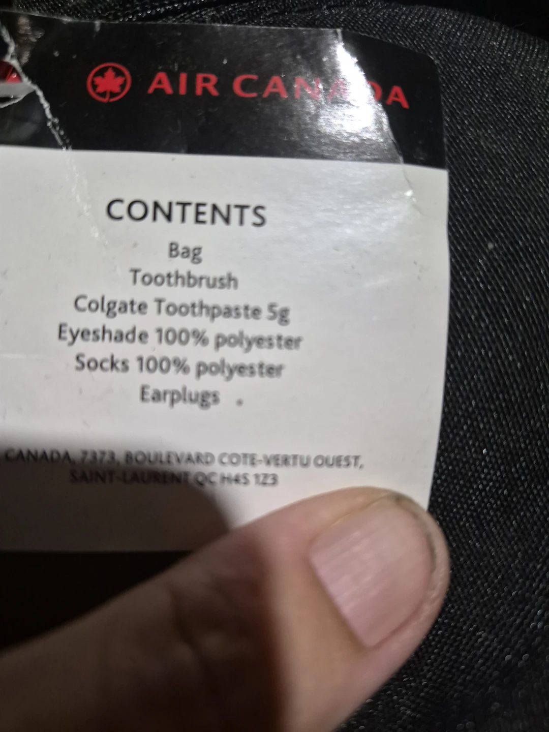 Air Canada Amenity Kit Bag - photo 2