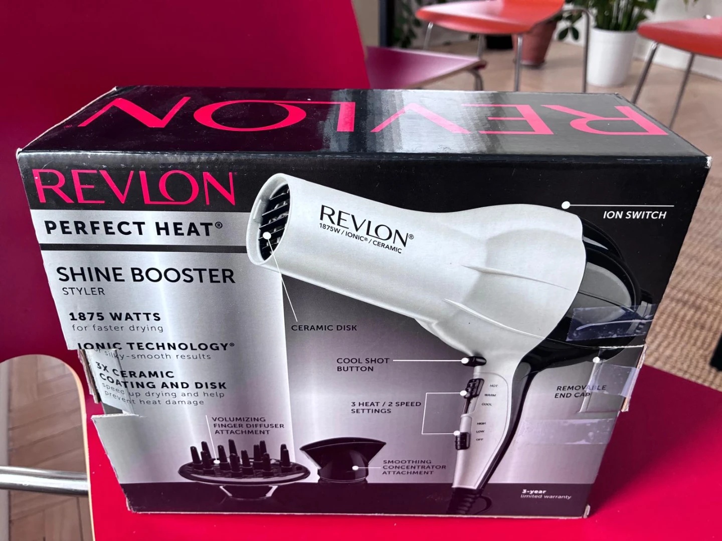 Revlon Perfect Heat Shine Booster Styler Hair Dryer - photo 2