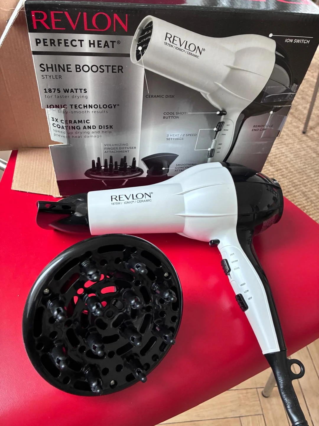 Revlon Perfect Heat Shine Booster Styler Hair Dryer - photo 3