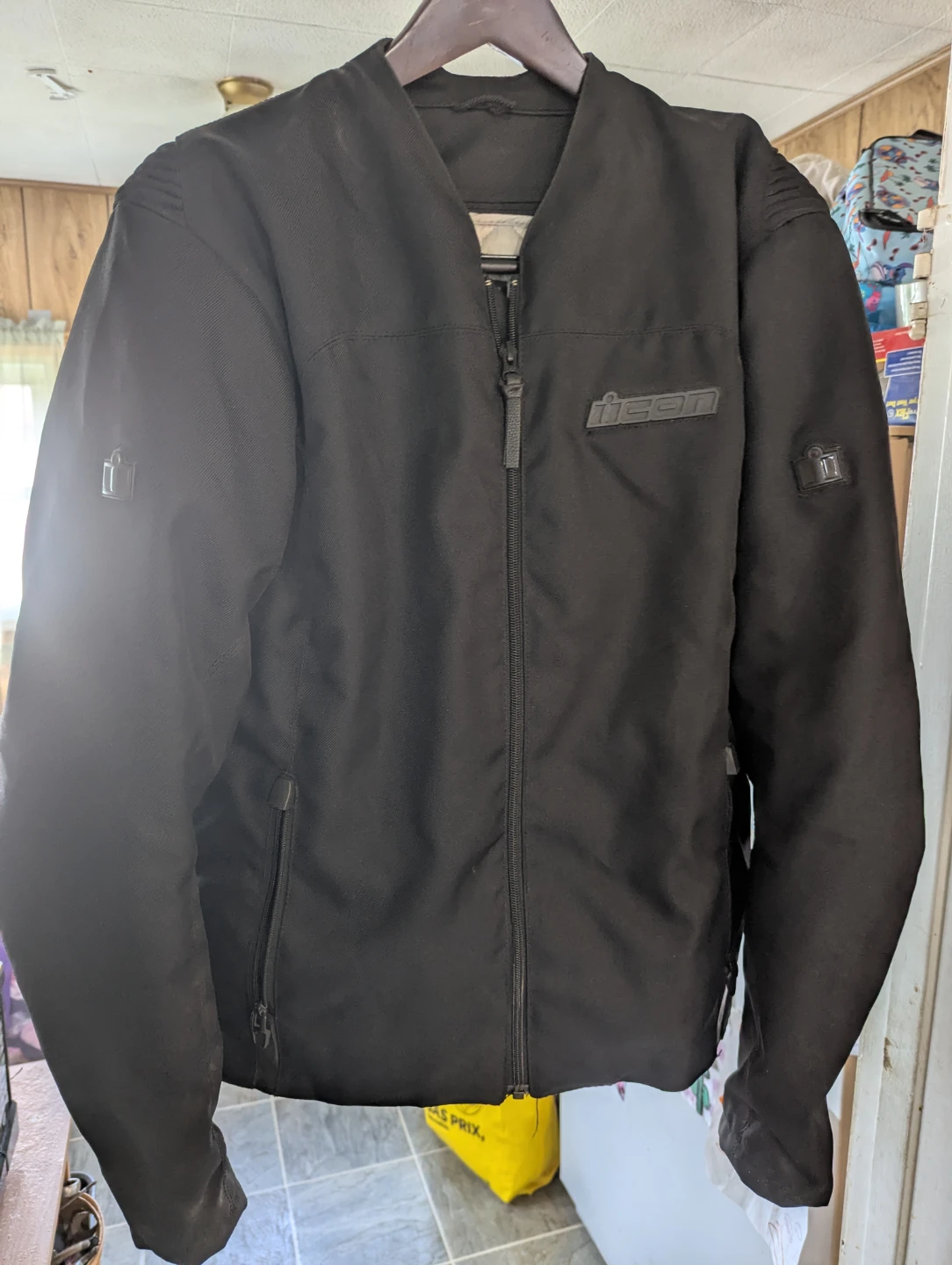 Icon Padded Motorcycle Jacket - 2XL - Black