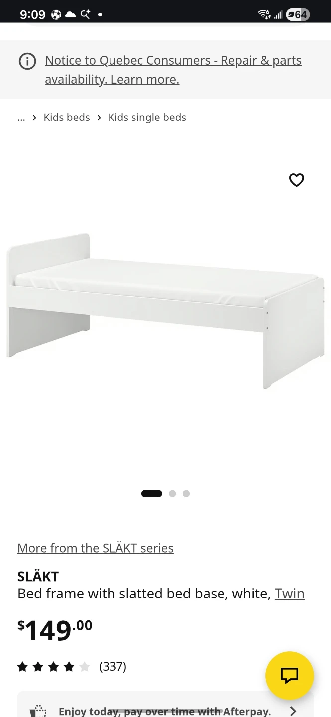 IKEA SLÄKT Twin Bed Frame w/ MORGEDAL  Mattress (Urgent Selling) - photo 3