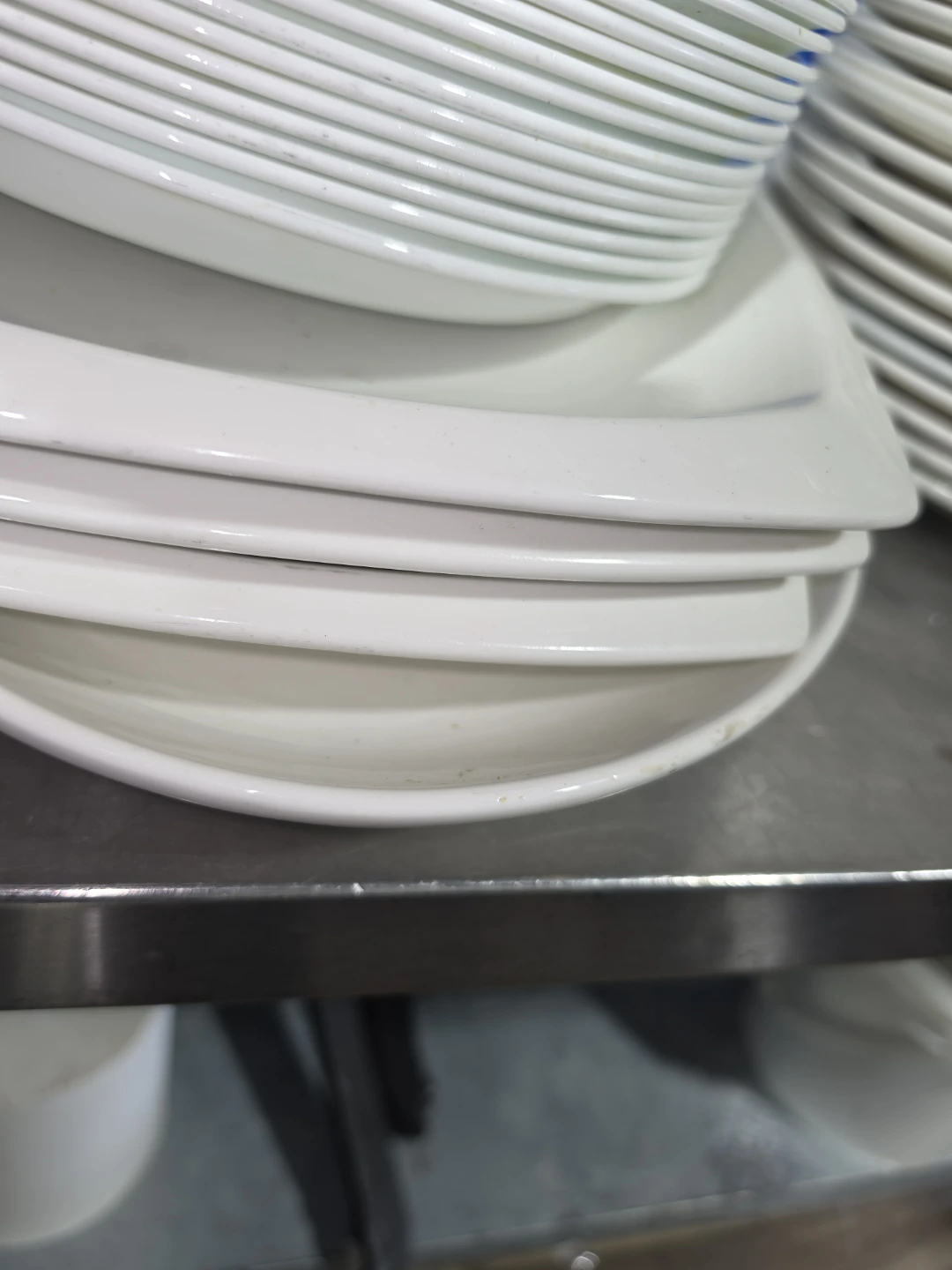 White Dinner Plates - Stack of 20+ - photo 2