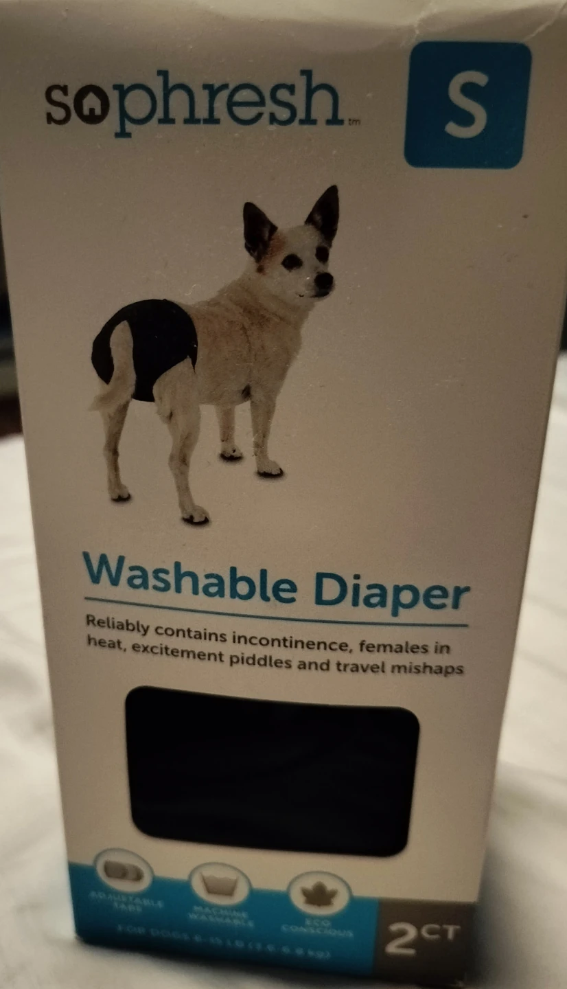SophFresh Washable Dog Diaper - Size S (2ct.)