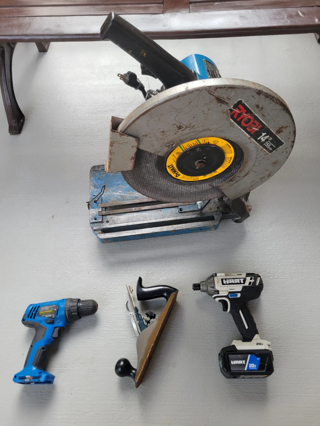 Ryobi 14" Metal Cut-off Saw, Hart Drill & Stanley Plane - photo 2
