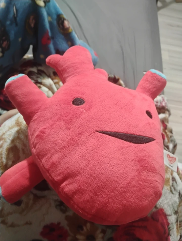 Heart plush