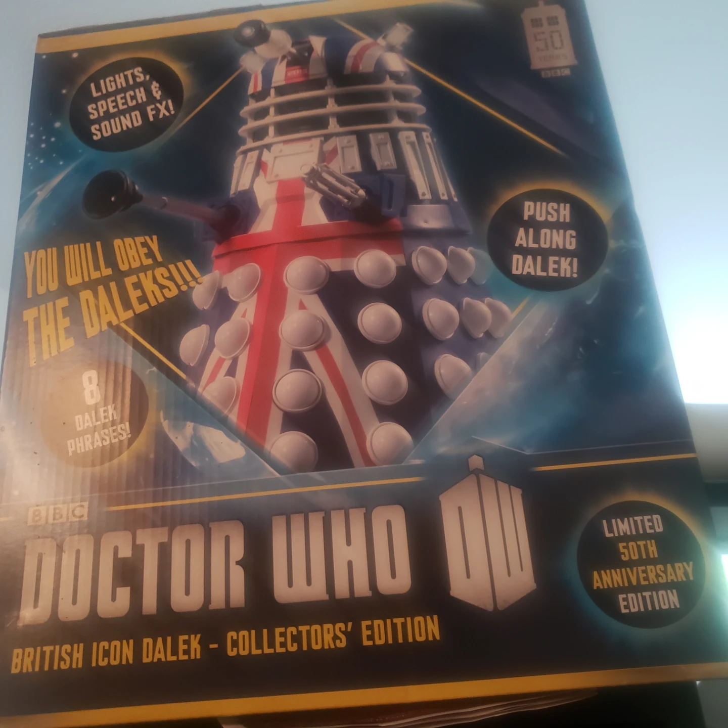 Doctor Who British Icon Dalek - 50th Anniversary Collector's