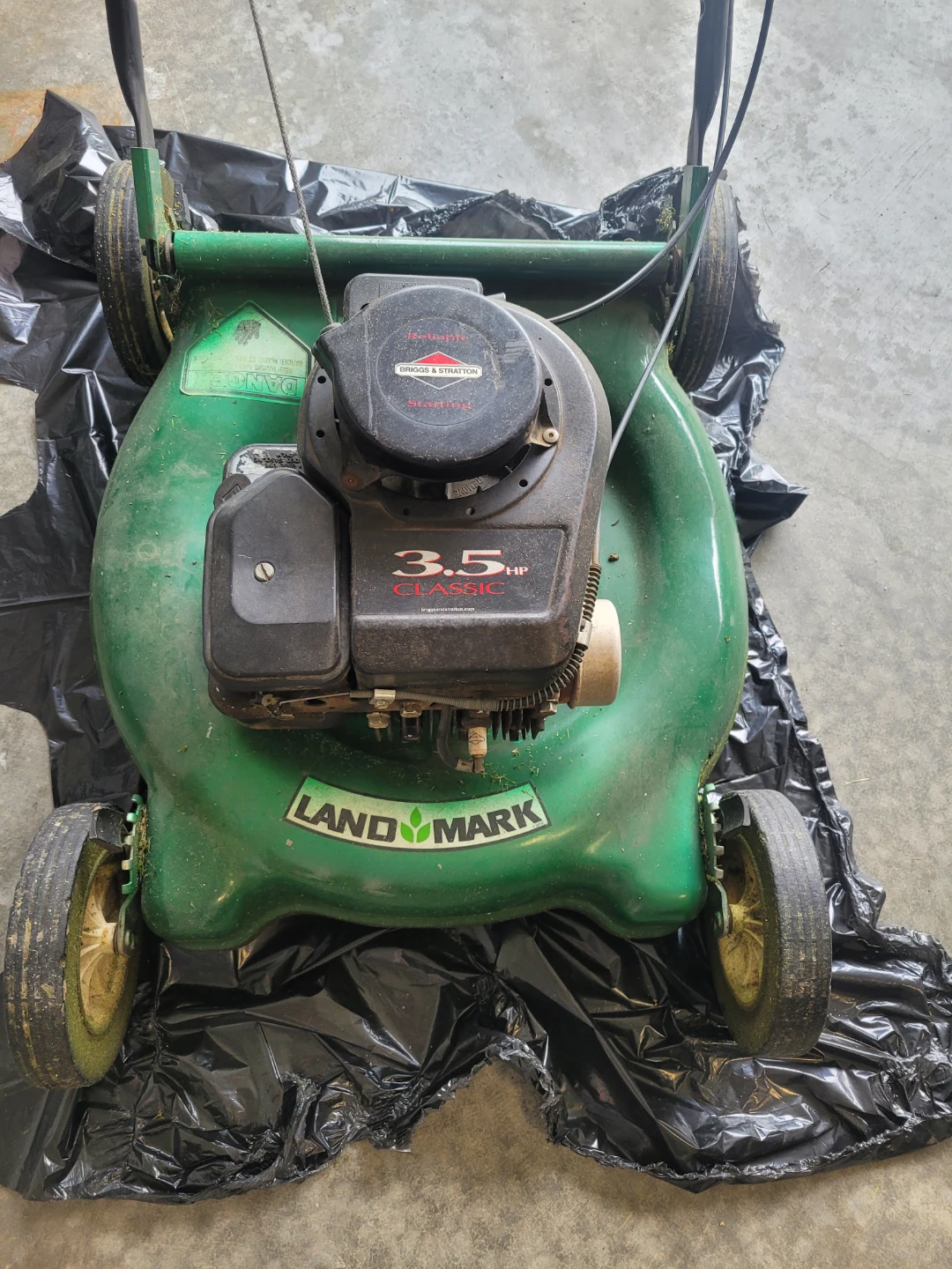 Landmark 3.5 HP Classic Push Mower - photo 2