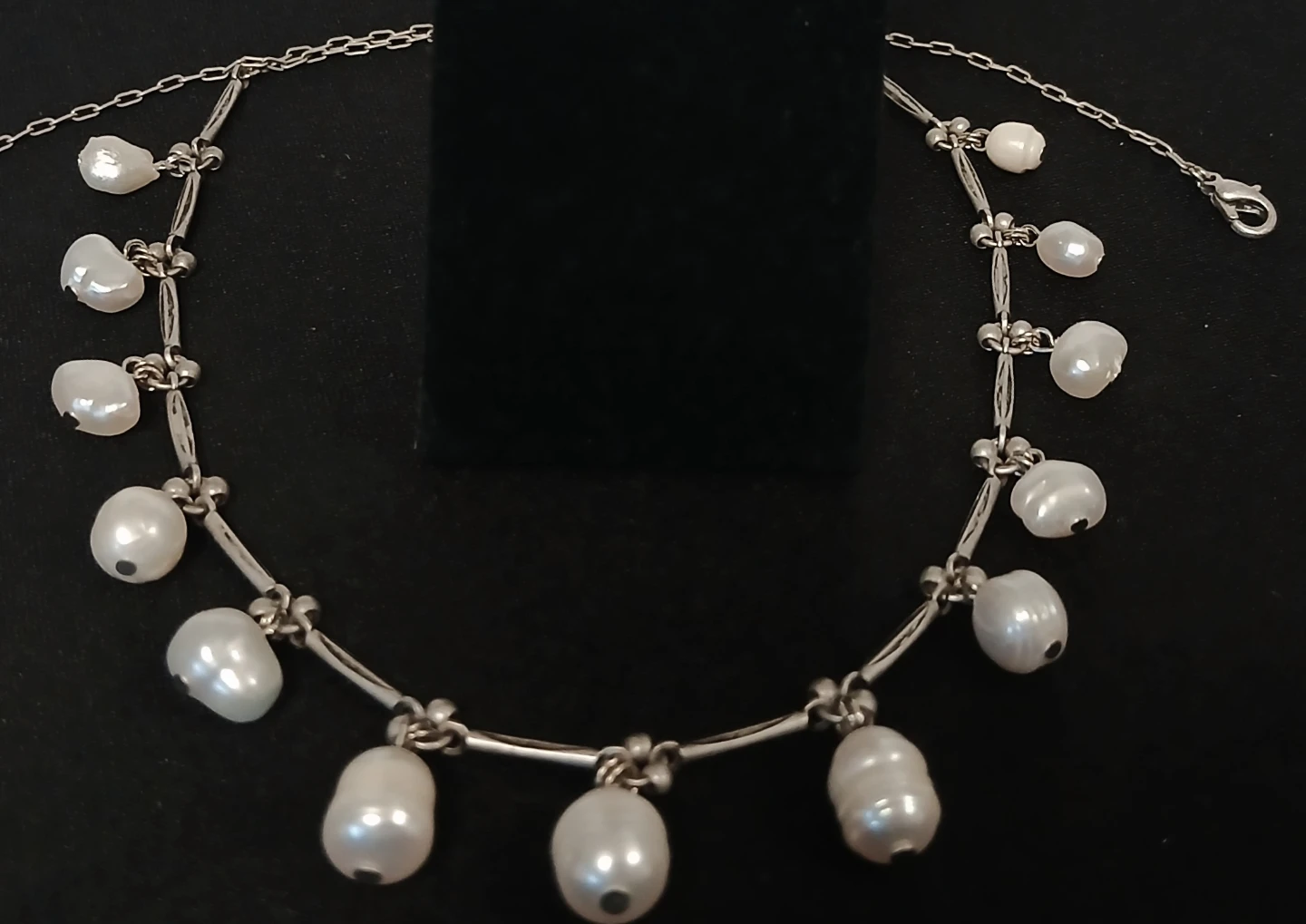 Pearl Necklace and Earring Set - photo 2
