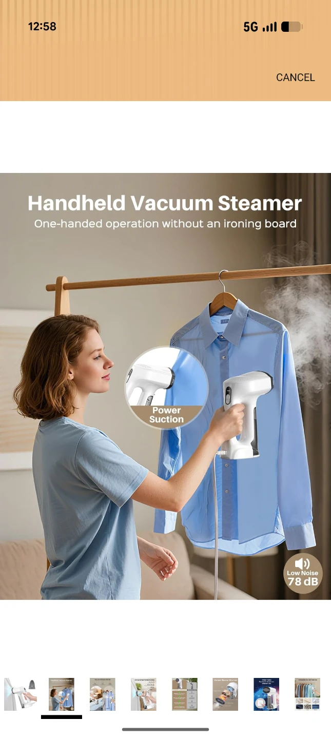 Sweepulire Vacuum Steamer