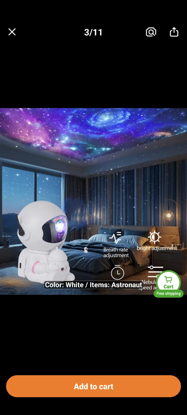 New Galaxy projector with remote - photo 2