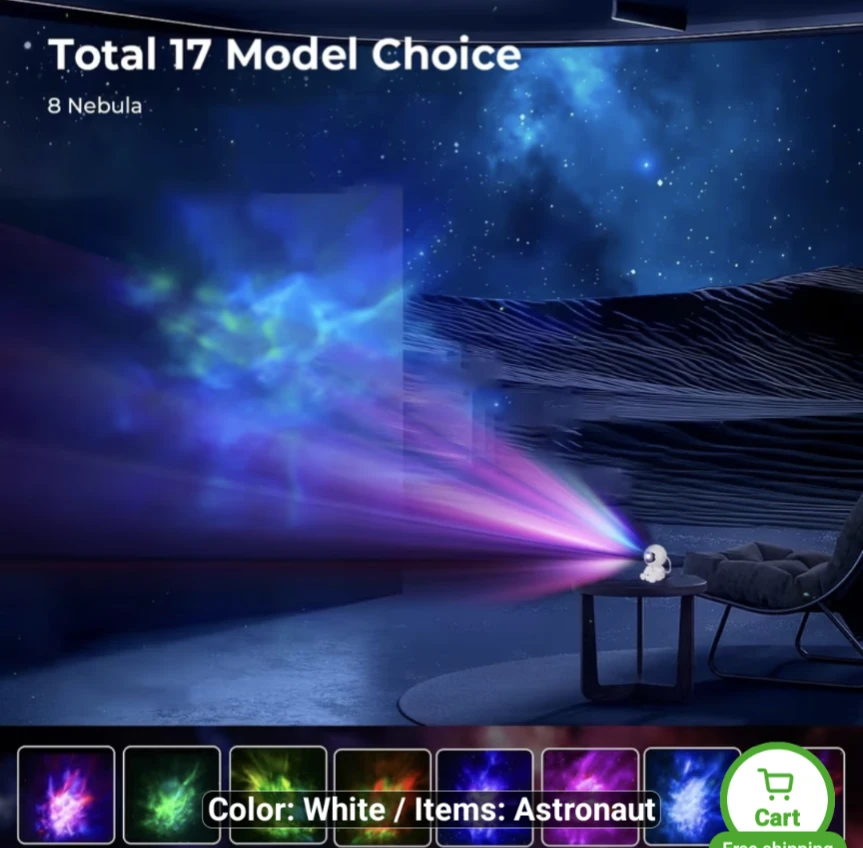 New Galaxy projector with remote - photo 3