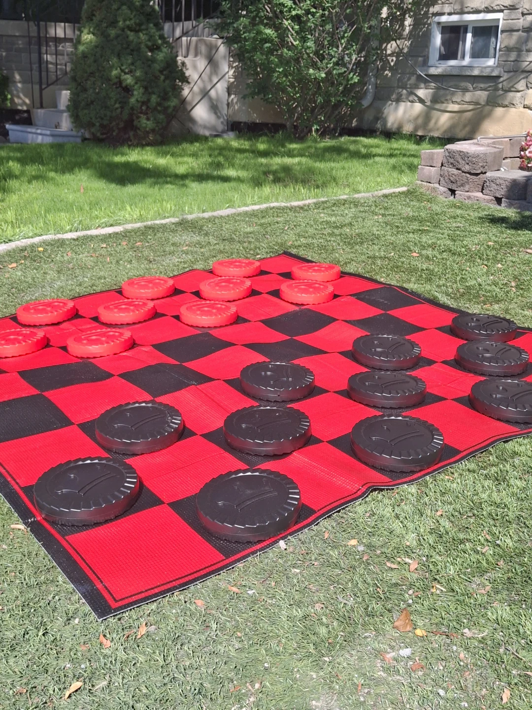 Giant Checkers Board Game