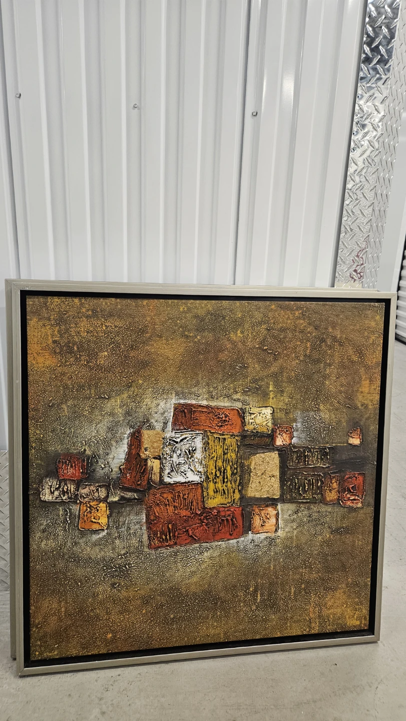 Textured Abstract Wall Art, 33.5 x 33.5 x 47 inches - photo 5