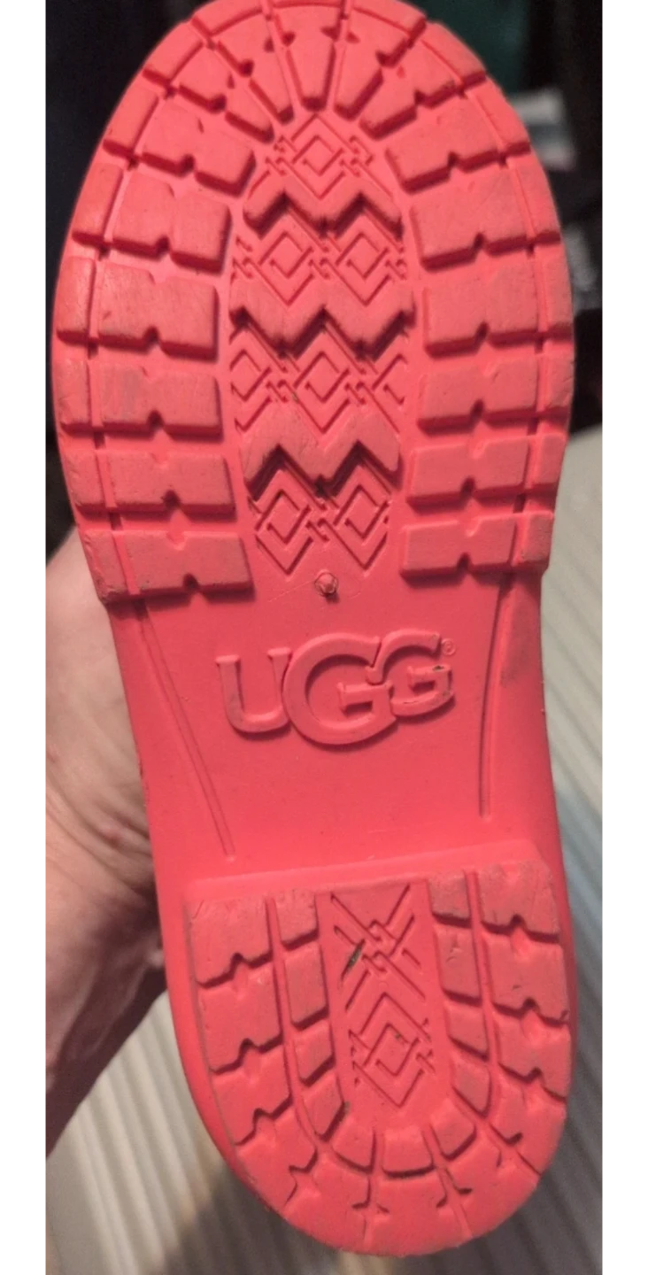 UGG Pink Rubber Rain Boots - photo 2