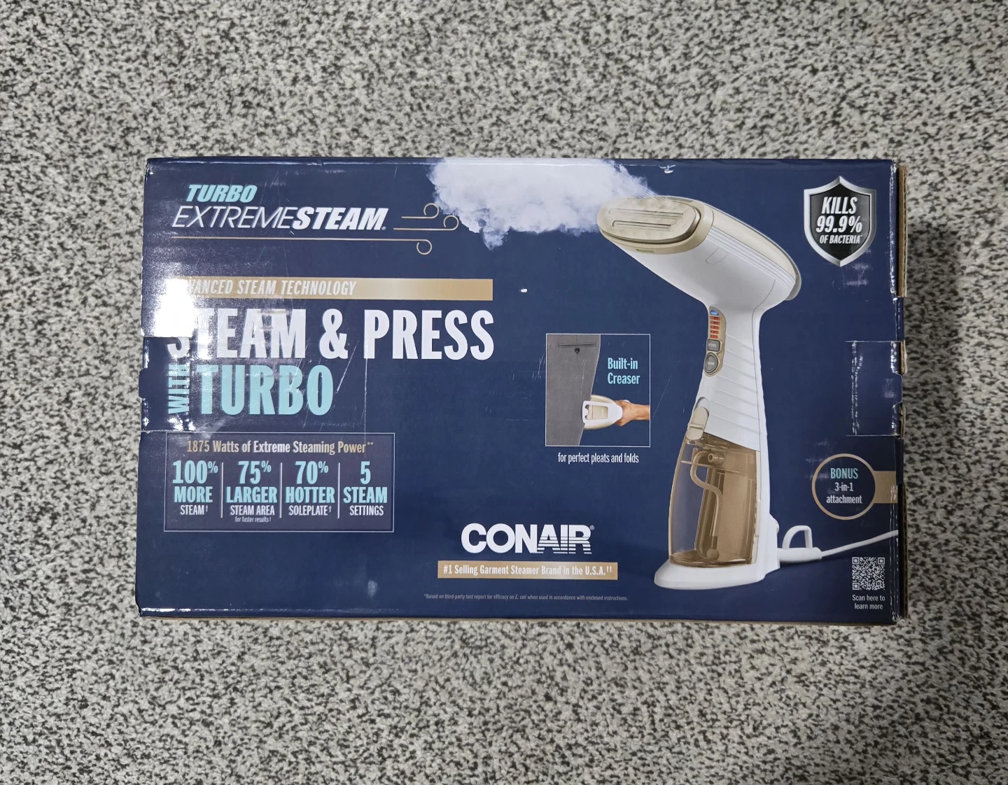 Conair turbo extreme steam and press