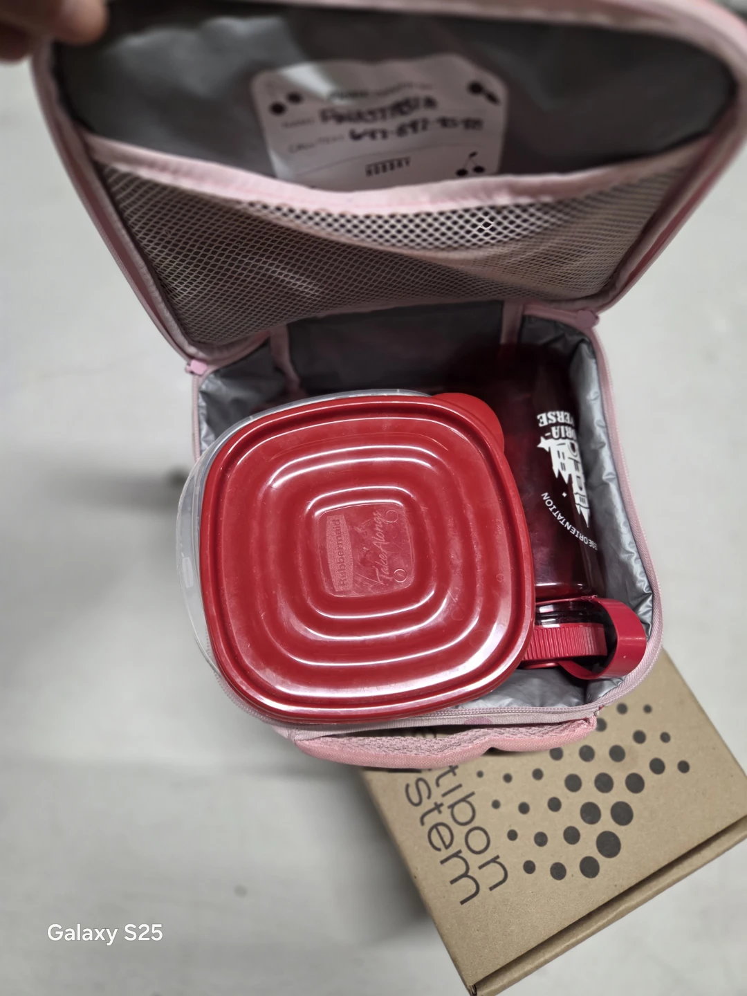 Kids Lunch Bag with Cherry Print - photo 5