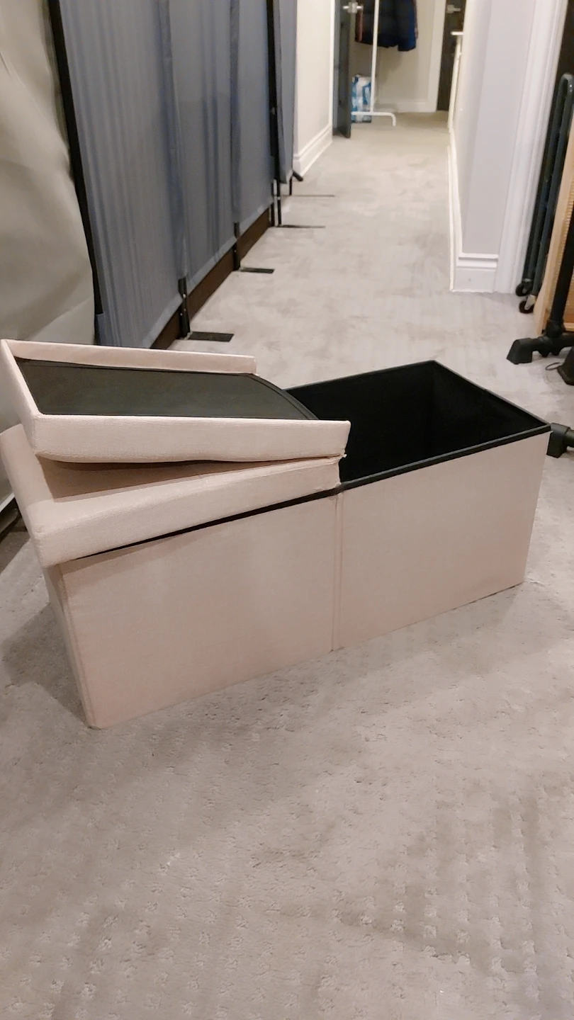 Tufted Storage Ottoman Bench - photo 3